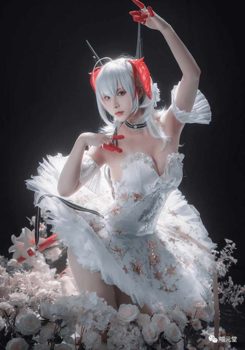 铁板烧鬼舞w写真图集~明日方舟w芭蕾~cosplay图片欣赏