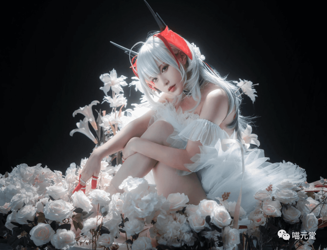 铁板烧鬼舞w写真图集~明日方舟w芭蕾~cosplay图片欣赏