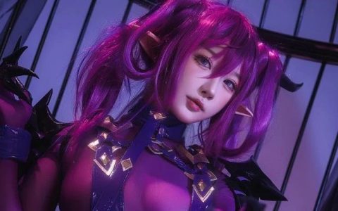 阿包也是兔娘cos~龙姬士柯丽蒂丝 cosplay写真图片欣赏