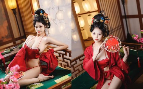 蜜汁猫裘唐宫夜宴,宛若天上的仙女