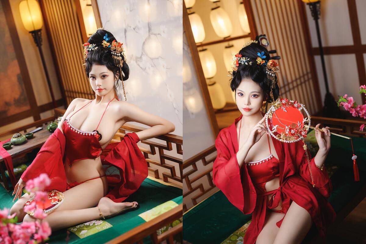 蜜汁猫裘唐宫夜宴，宛若天上的仙女-1
