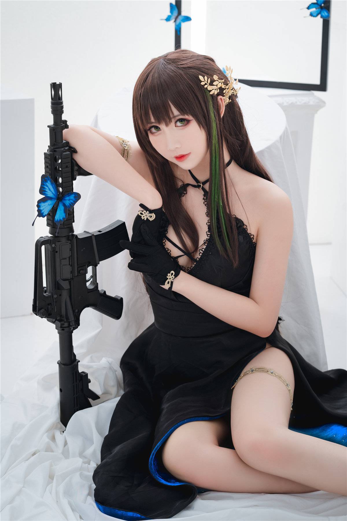 面饼仙儿兔女郎cos，高颜值又慢热的女孩-1