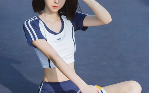 许岚lan运动服，人见人爱的冰淇淋少女