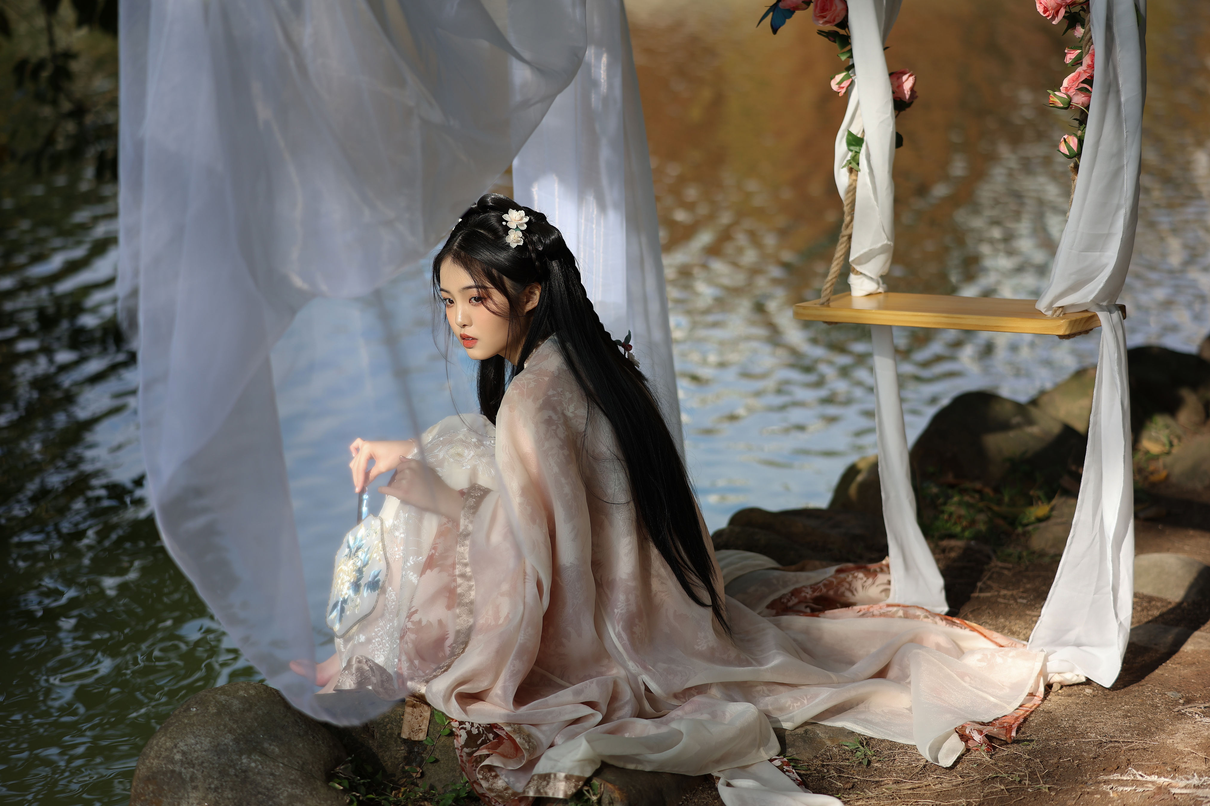 浣溪纱 汉服 少女 小姐姐 写真 清纯 美丽 姑娘