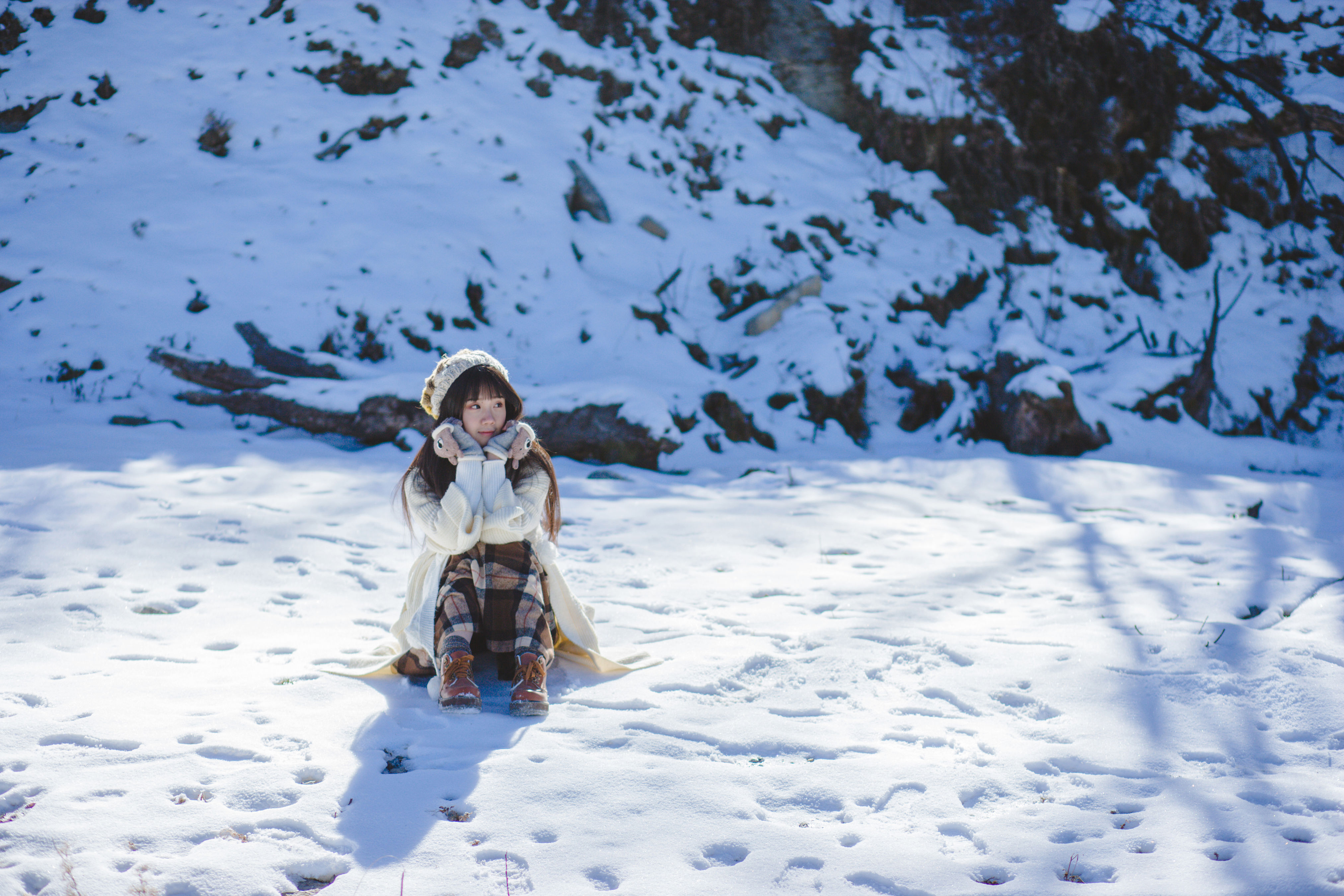 [YiTuYu艺图语] 紫卿《雪の華》 好看的4K高清无水印纯欲妹子意境唯美写真完整版图集