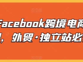 2025年最新Facebook流量获取技巧，玩转短视频与广告引流