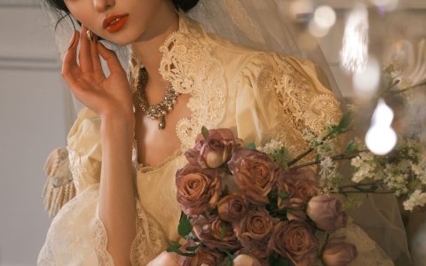 暮色苍茫复古 婚纱 写真 古典 模特 – YiTuYu艺图语