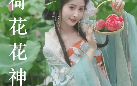 十二花神之荷花花神古装 汉服 小仙女 美人 小姐姐 荷花 女神 – YiTuYu艺图语