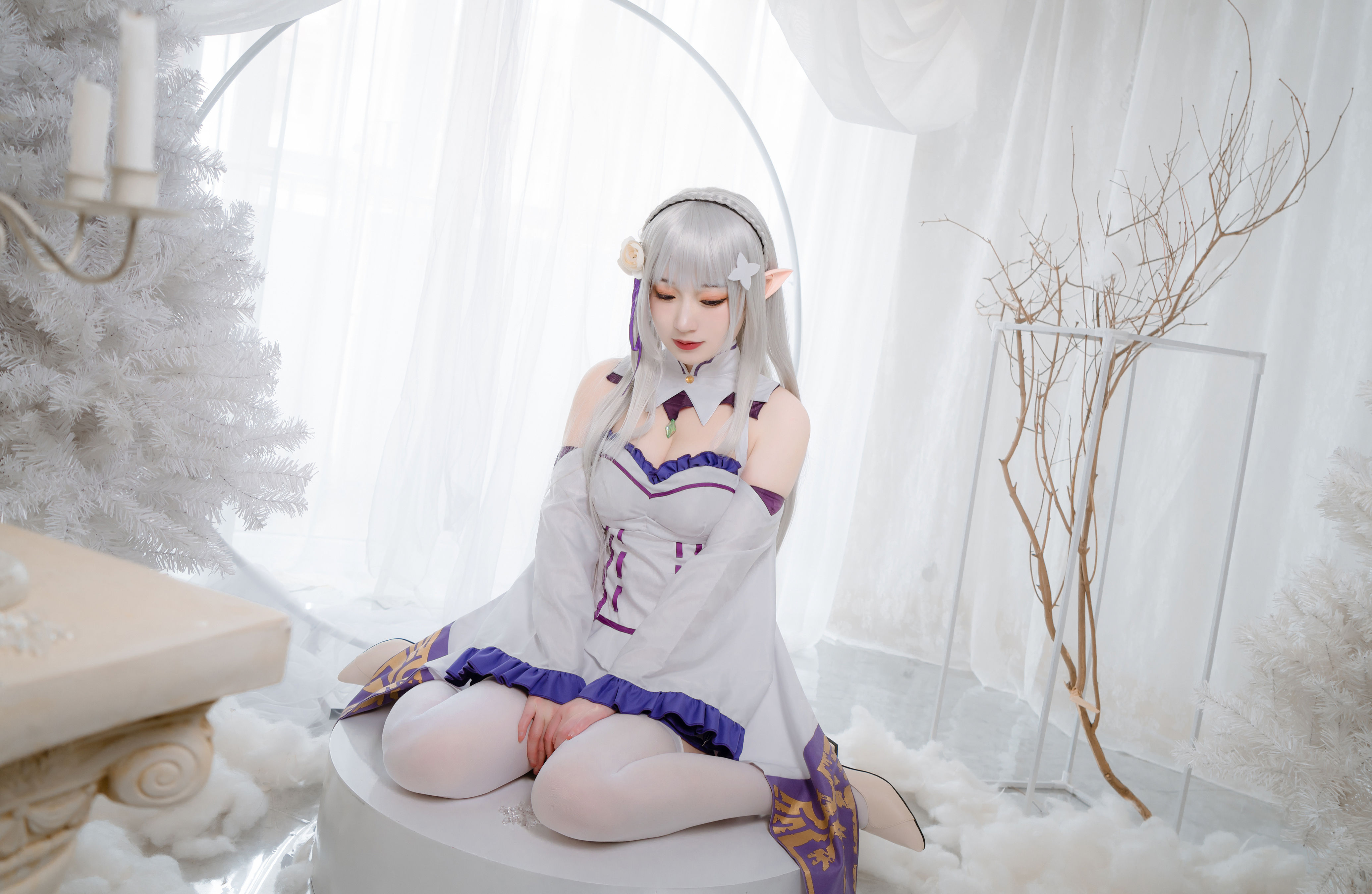 艾米莉亚 二次元 美少女 Cosplay 小姐姐