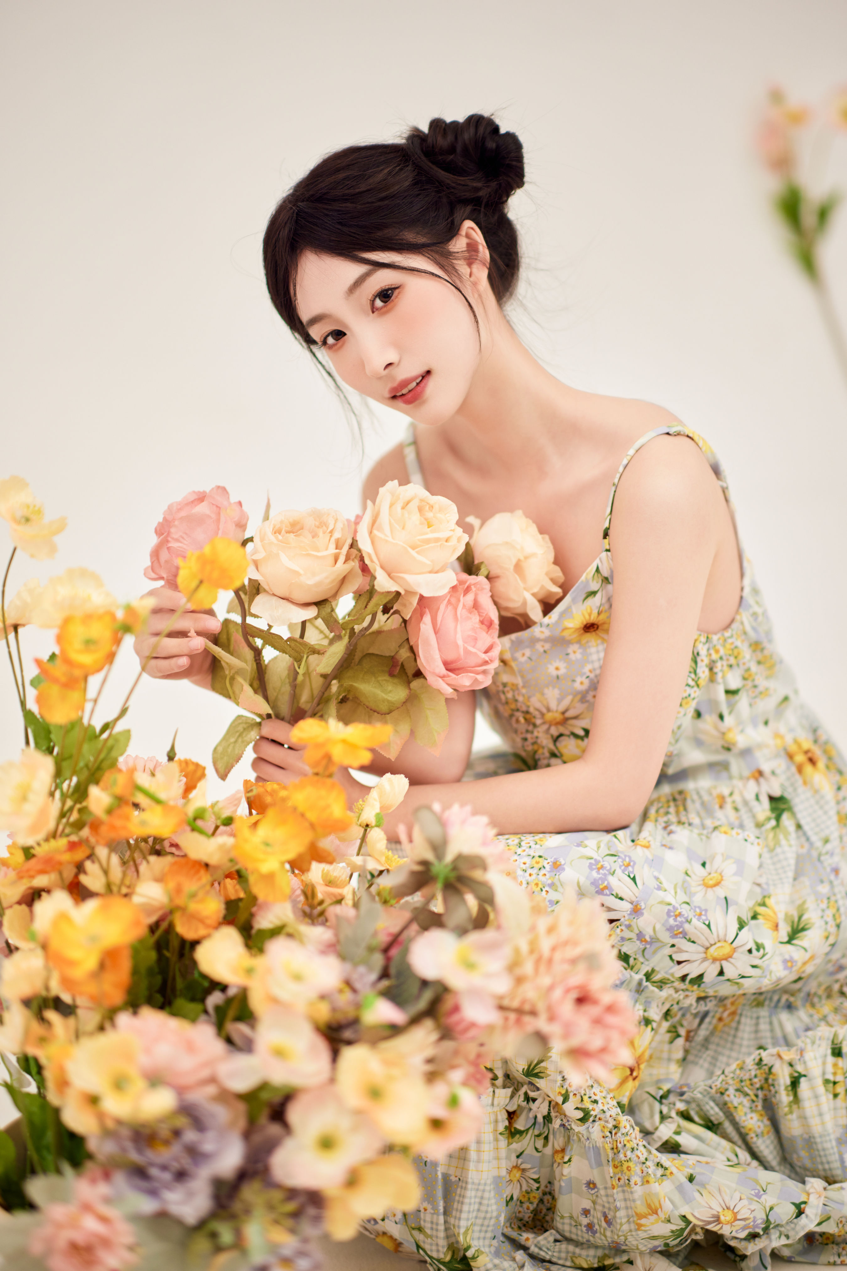 一束花 青春 花 写真 甜美