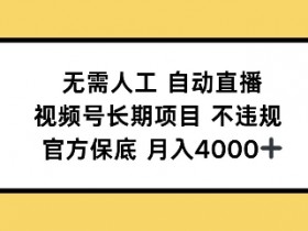 视频号付费直播项目怎么玩，从付费观看到课程变现的全攻略