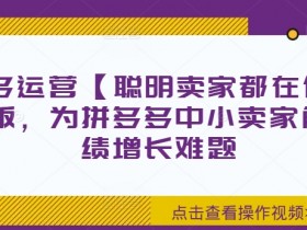 拼多多无人直播带货免费教程，新手小白轻松入门全解析