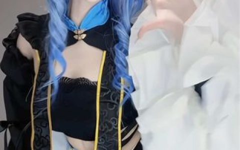 萌妹子Nyako喵子 碧藍航線鎮海 COS图集，镇海cos写真全集