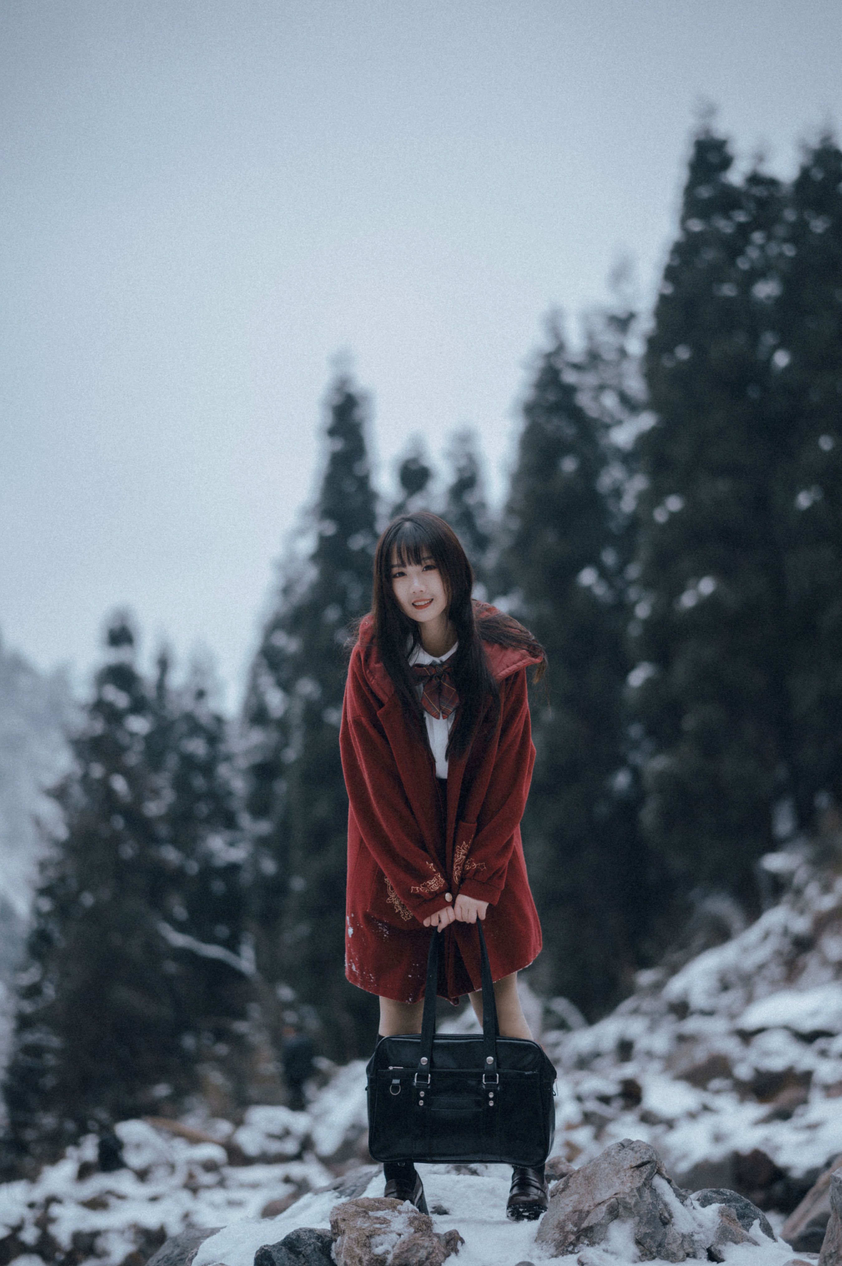 [YiTuYu艺图语] 紫卿《风雪》 好看的4K高清无水印纯欲妹子意境唯美写真完整版图集
