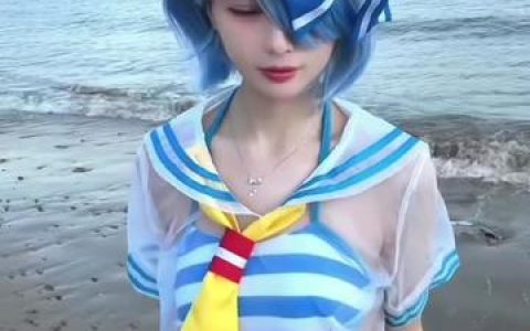 著名coser Potato Godzilla化身性感的“奶牛美人”性感美丽风情万种，奶牛美人cosplay写真