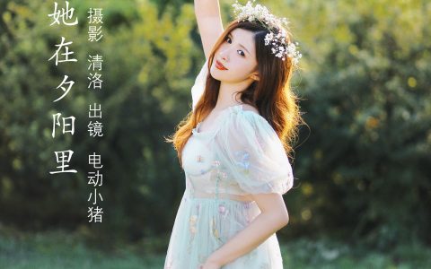 她在夕阳里唯美 精美 小清新 养眼 女神 治愈系 漂亮 优美 优雅 夕阳 花 – YiTuYu艺图语