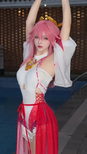 G44不会受伤cosplay镜月手办娇小可爱的二次元尤物，[蔚蓝档案]G44不会受伤cos飞鸟马时性感与可爱的魅力共舞