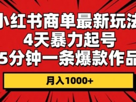 短剧推广收益如何，小红书蓝海风口的高效变现玩法