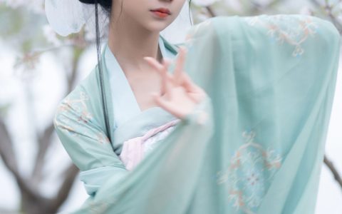 云孤月古风 汉服 小姐姐 姑娘 小仙女 花 – YiTuYu艺图语