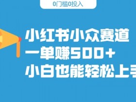 小红书旅游定制项目靠谱吗，适合新手的高利润玩法