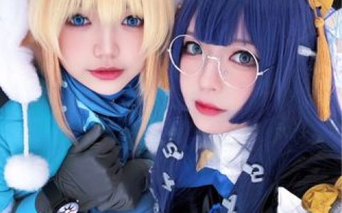 半半子cos《FGO》黑枪呆女仆,黑枪呆女仆cos高清美图合集