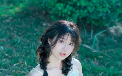 花与少女花 少女 小清新 绿色 美图 精美 浪漫 – YiTuYu艺图语