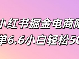 小红书掘金是什么项目，掘金模式详解，赚钱的底层逻辑