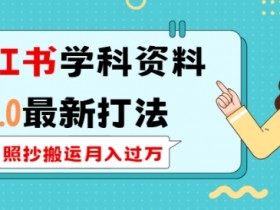 学科项目怎么优化收益，小红书从引流到成交的核心玩法