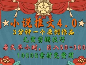 小说推文短视频推广技巧，精准引流获取更多用户