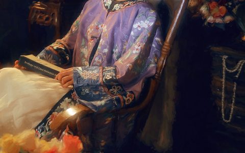 油画与清汉女唯美 艺术 创意 复古 油画 – YiTuYu艺图语