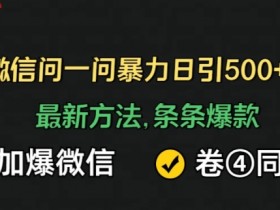 微信问一问的粉丝是否有效，如何判断微信问一问粉丝是否有效