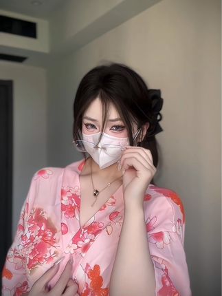 桃沢樱呀双马尾造型，微密圈作品让你眼前一亮的美少女