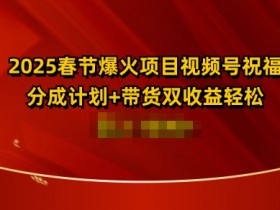 视频号分成计划怎么玩，全新玩法教你日赚300+