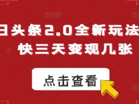 2025年最新头条号项目，普通人如何从副业月入1万？