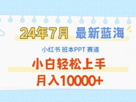 揭秘小红书掘金项目，日入四位数的蓝海赛道操作教程