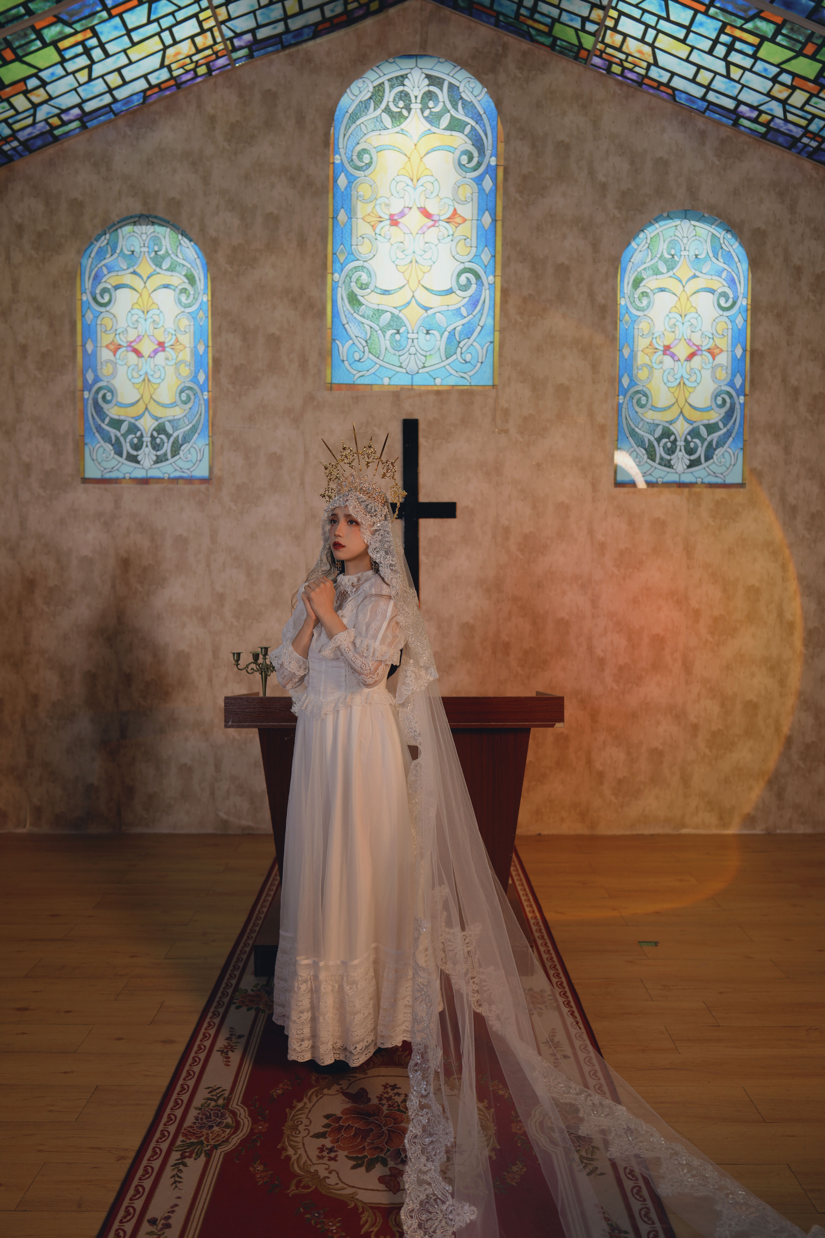 流泪圣母 摄影 人像 古典 复古 婚纱
