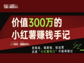 小红书掘金项目值得做吗，蓝海赛道高收益玩法全解