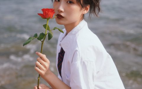 玫瑰的盛夏人像 花 夏天 – YiTuYu艺图语