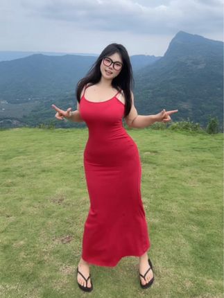 可爱的肉巴黑丝系列大放送，微胖女神的性感风采一览无遗