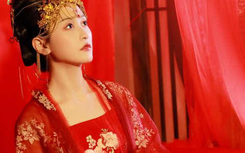 长恨歌古装 汉服 结婚 美人 美图 惊艳 红色 – YiTuYu艺图语