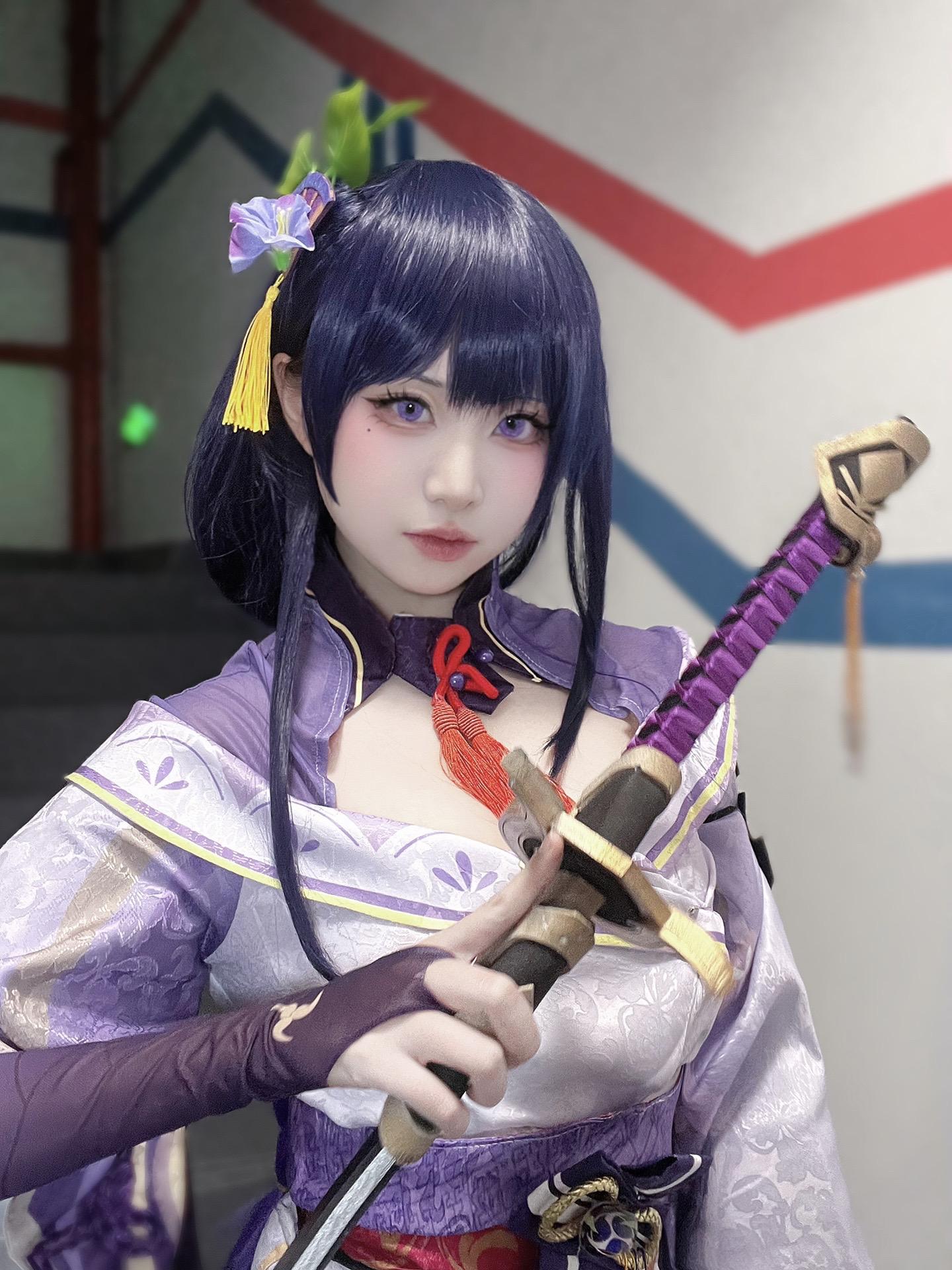 Nyako喵子_原神·甘雨OL cos作品，甘雨cos高清写真