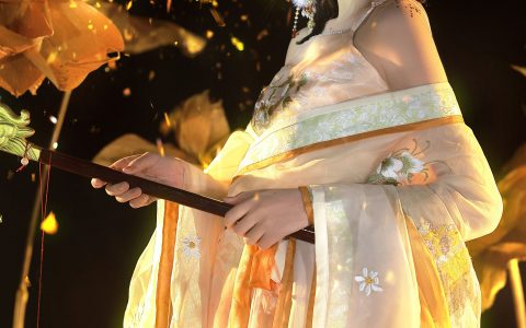 财神座下兔子仙官美图 中国风 仙气 古典 艺术 个性 – YiTuYu艺图语