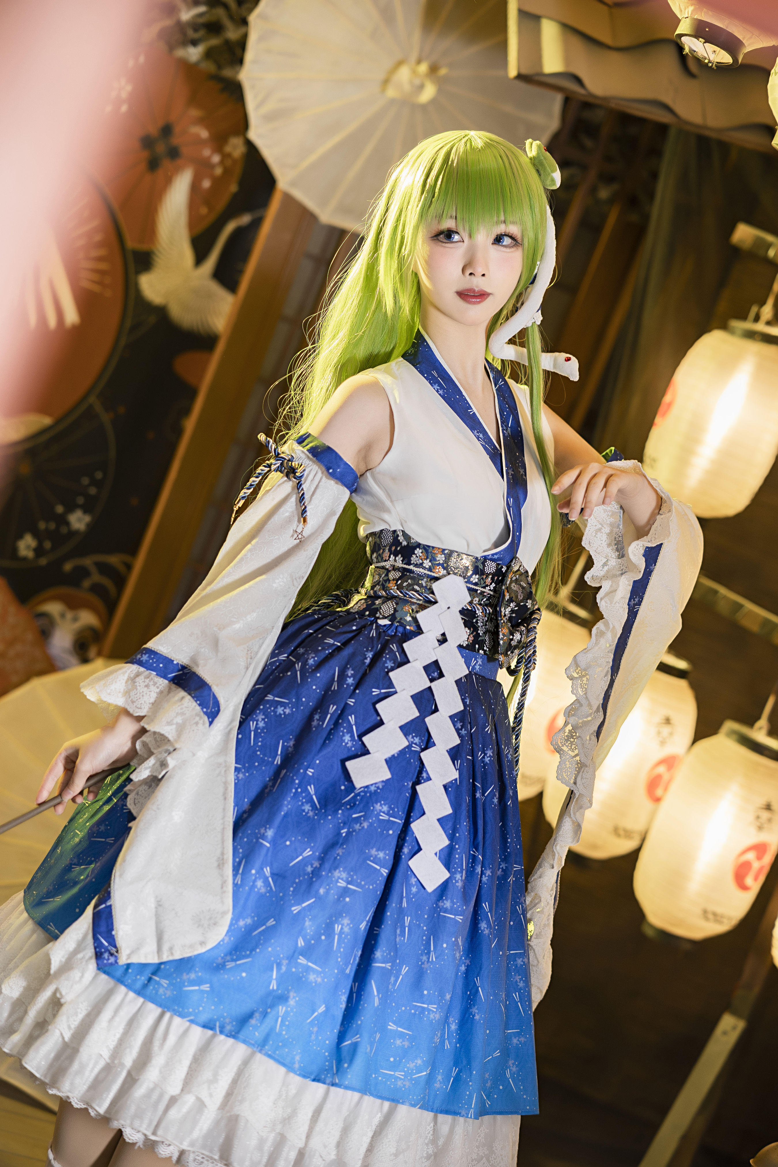东风谷早苗 洛丽塔 少女 女生 青春 二次元