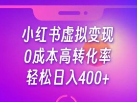 小红书虚拟资料项目好赚钱吗，收益与成本分析