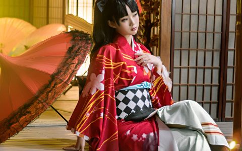 伊什塔尔 英灵正装Cosplay 二次元 和服 妹子 写真 – YiTuYu艺图语