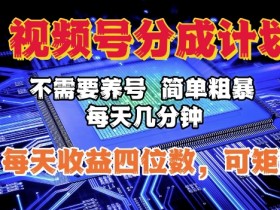 视频号分成计划选题技巧，如何找到高点击率的内容方向？