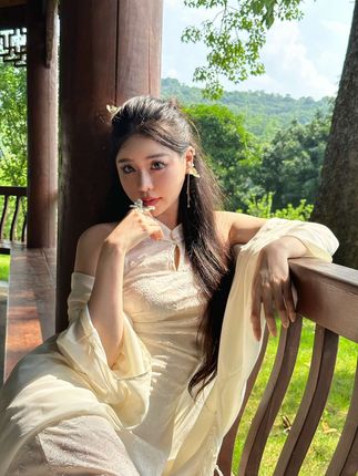 不呆猫古风作品分享，宫廷仕女图经典再现