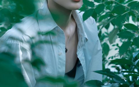 绿人像 摄影 树林 女人 模特 绿色 – YiTuYu艺图语