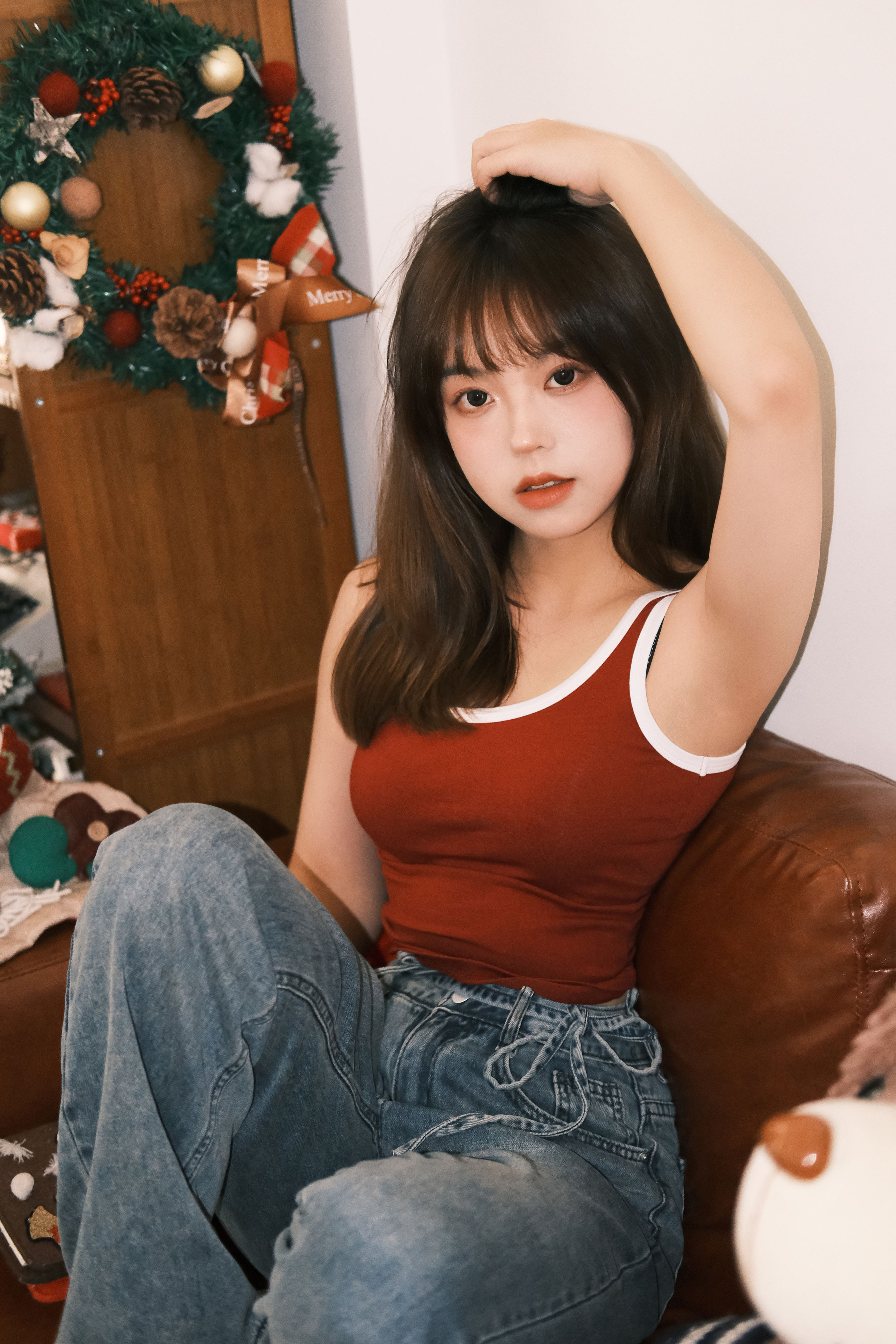 圣诞快乐 写真集 妹子 圣诞美女