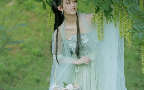 江南有你美如画小清新 古风 江南 小仙女 绿色 – YiTuYu艺图语